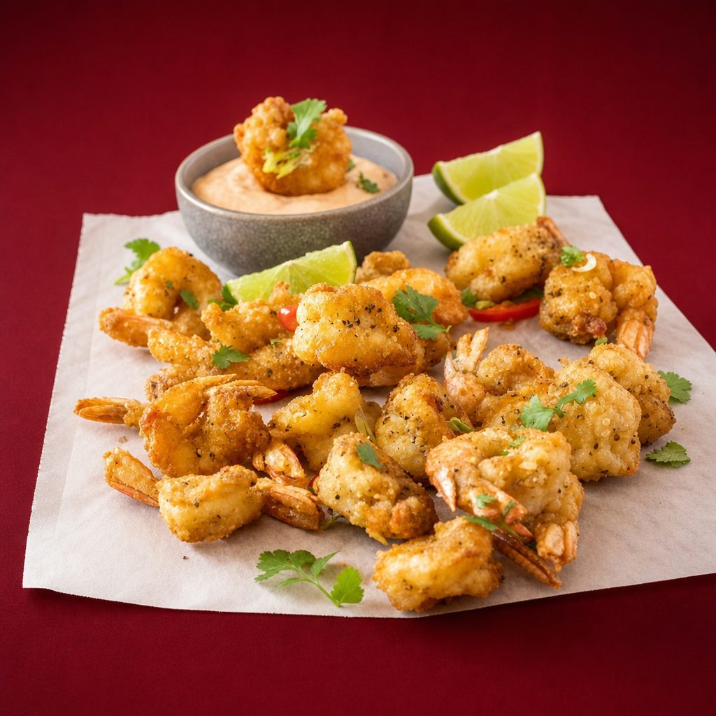 Salt & Pepper Shrimp or Squid.
