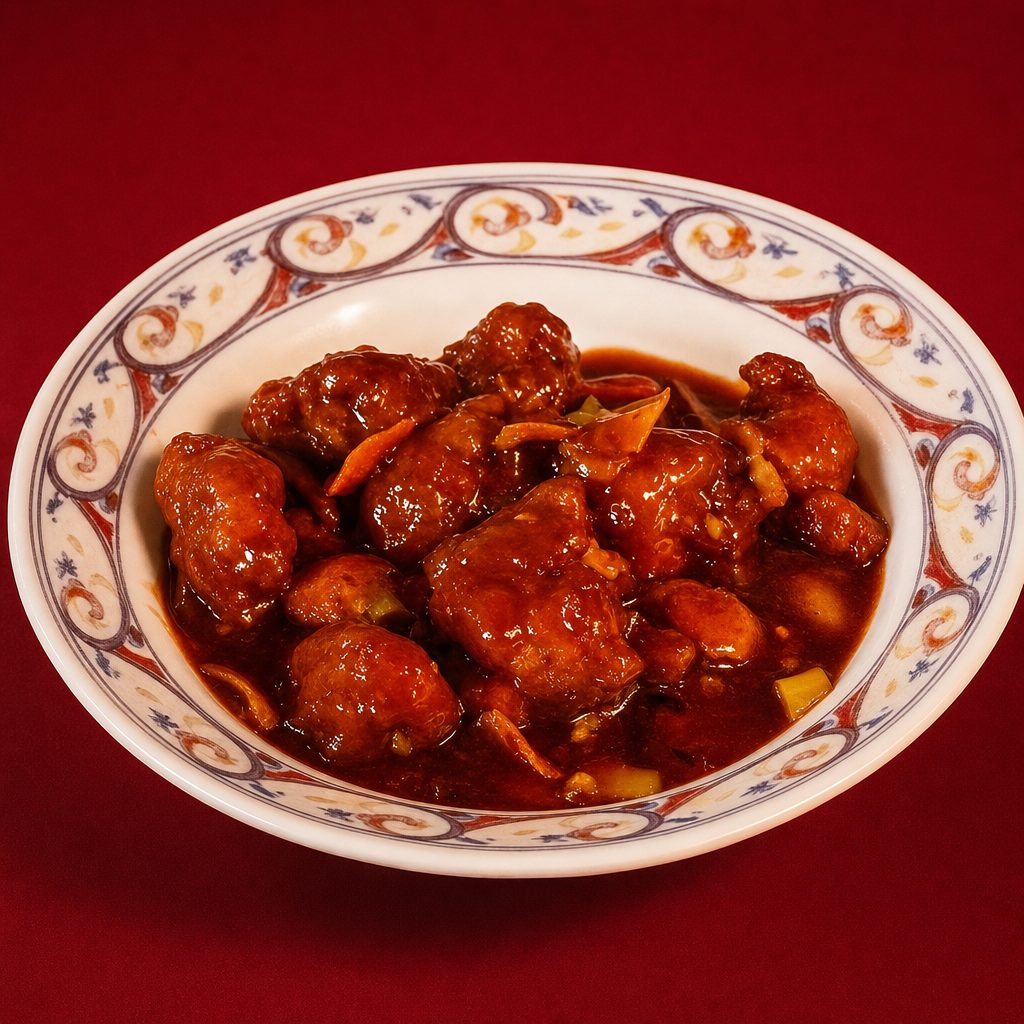 Orange Chicken or Beef Entree.