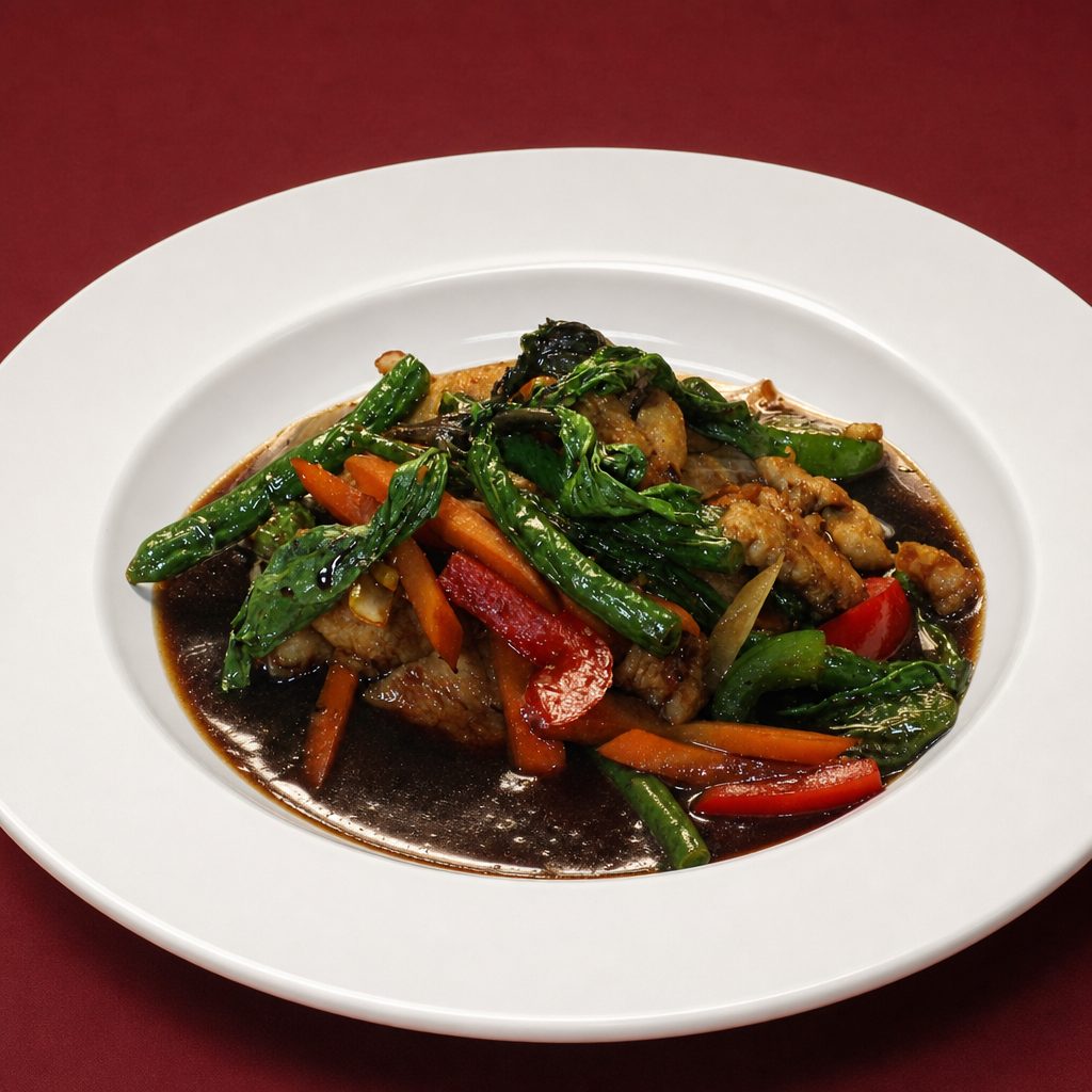 Basil Thai Entree.