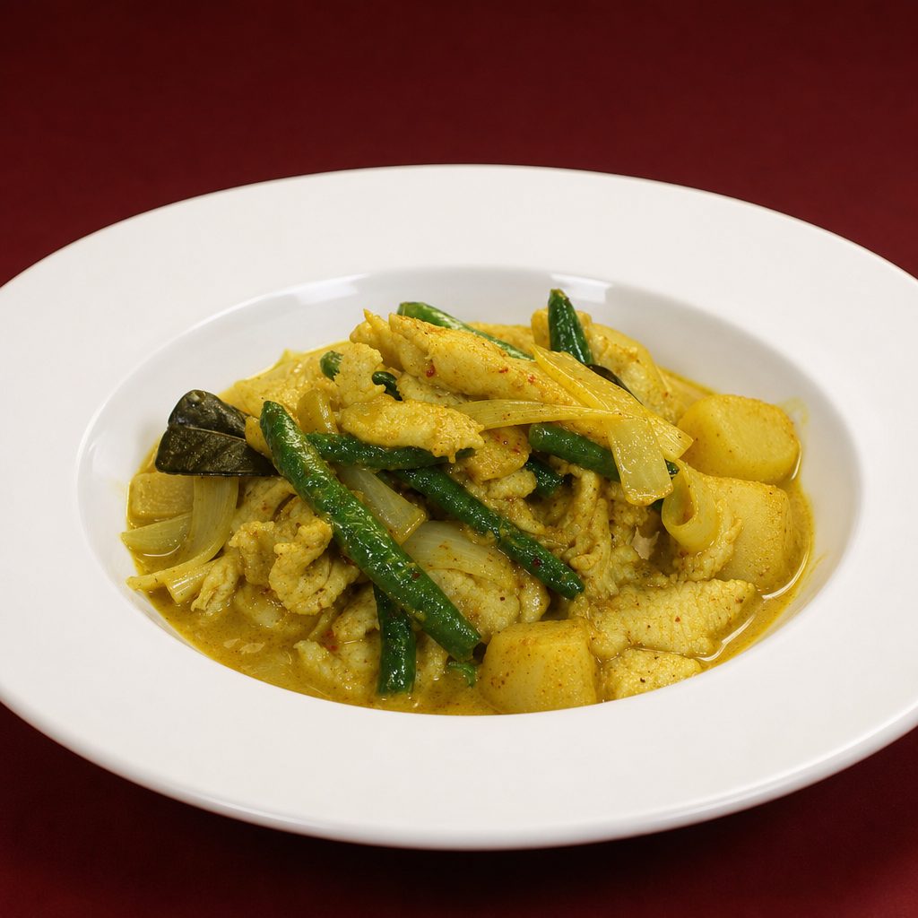 Yellow Curry Entree.