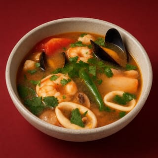 Thai Spicy Seafood Soup (for two)