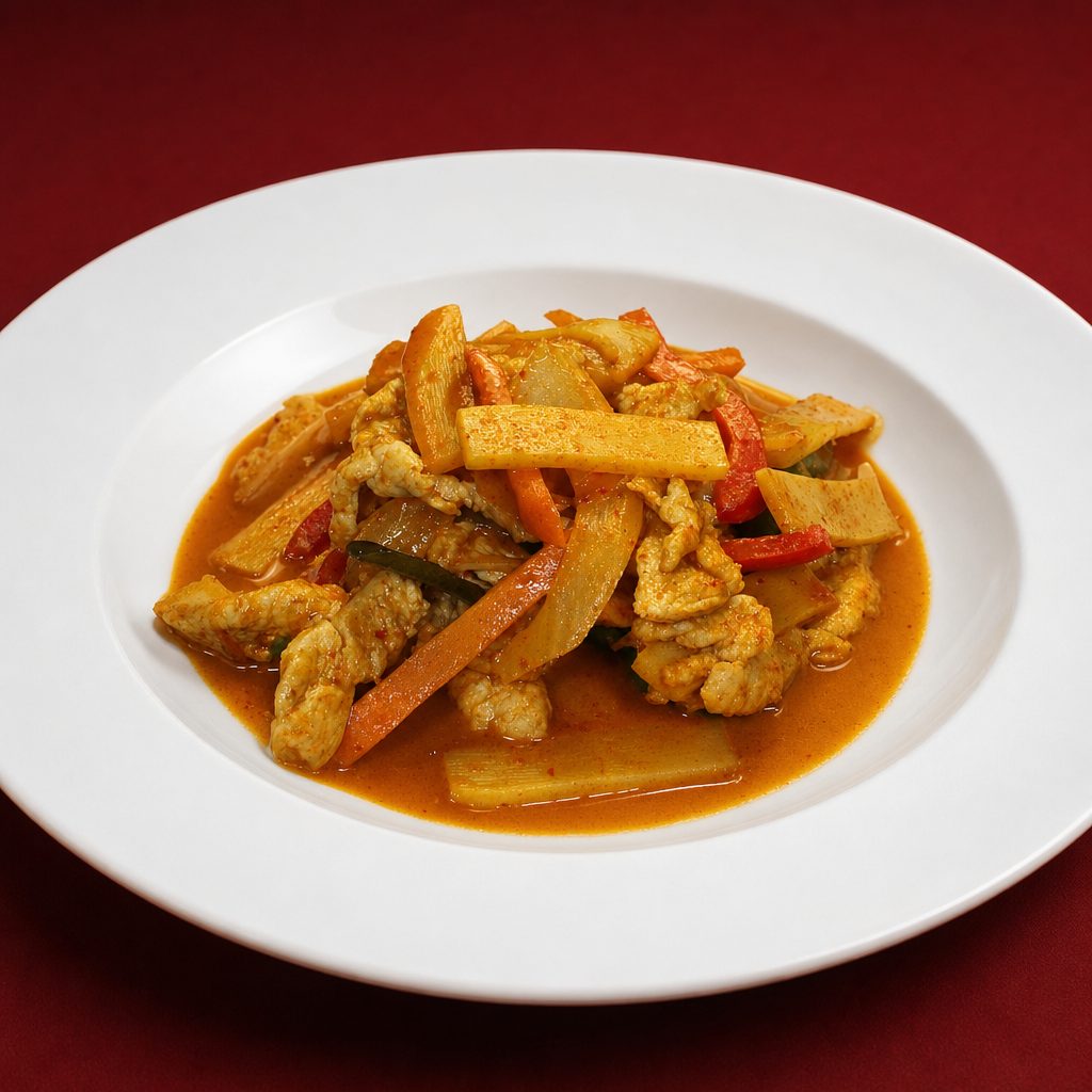Red Curry Entree.