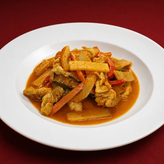 Red Curry Entree.