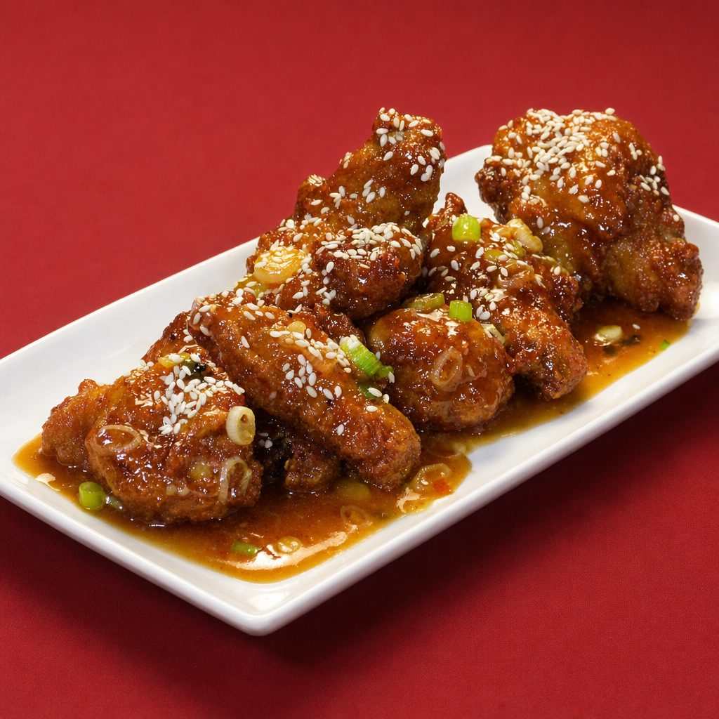 Sesame Chicken Wings.