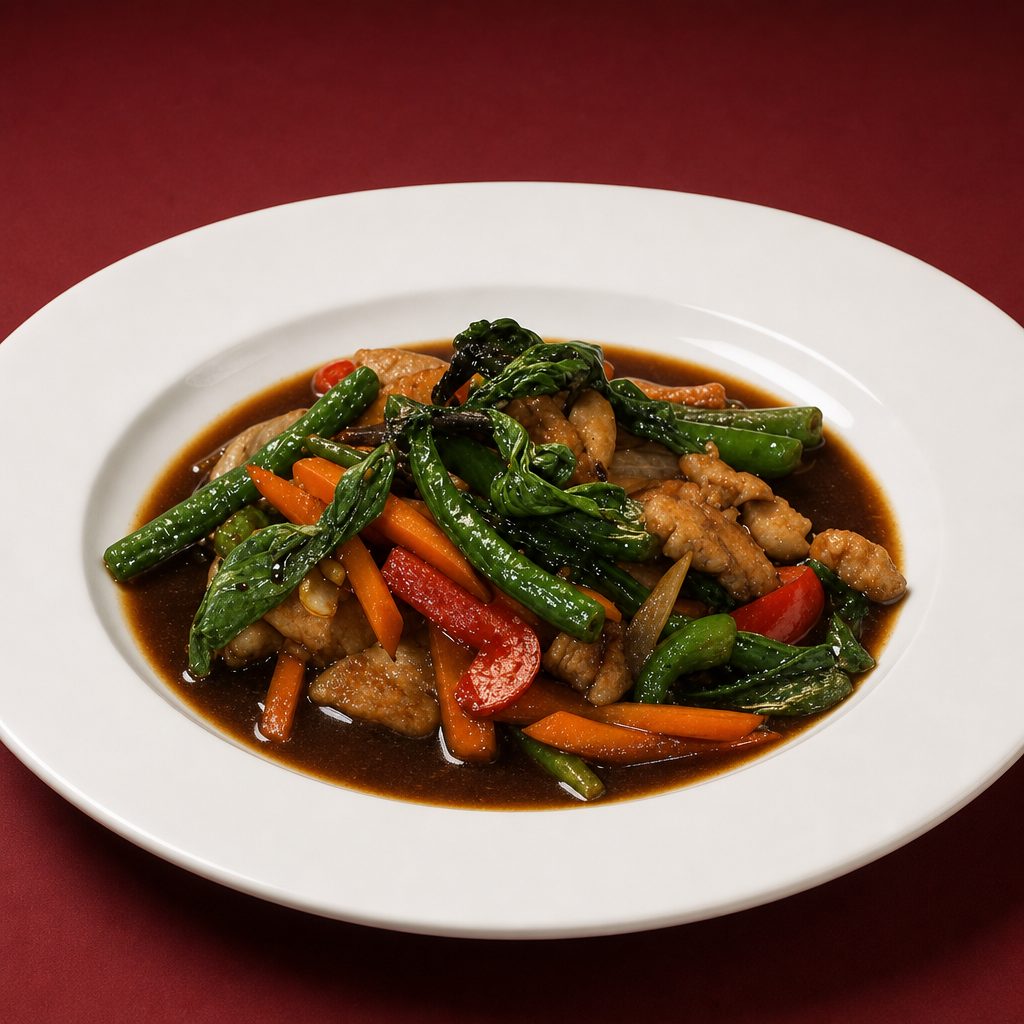 Basil Thai Entree.
