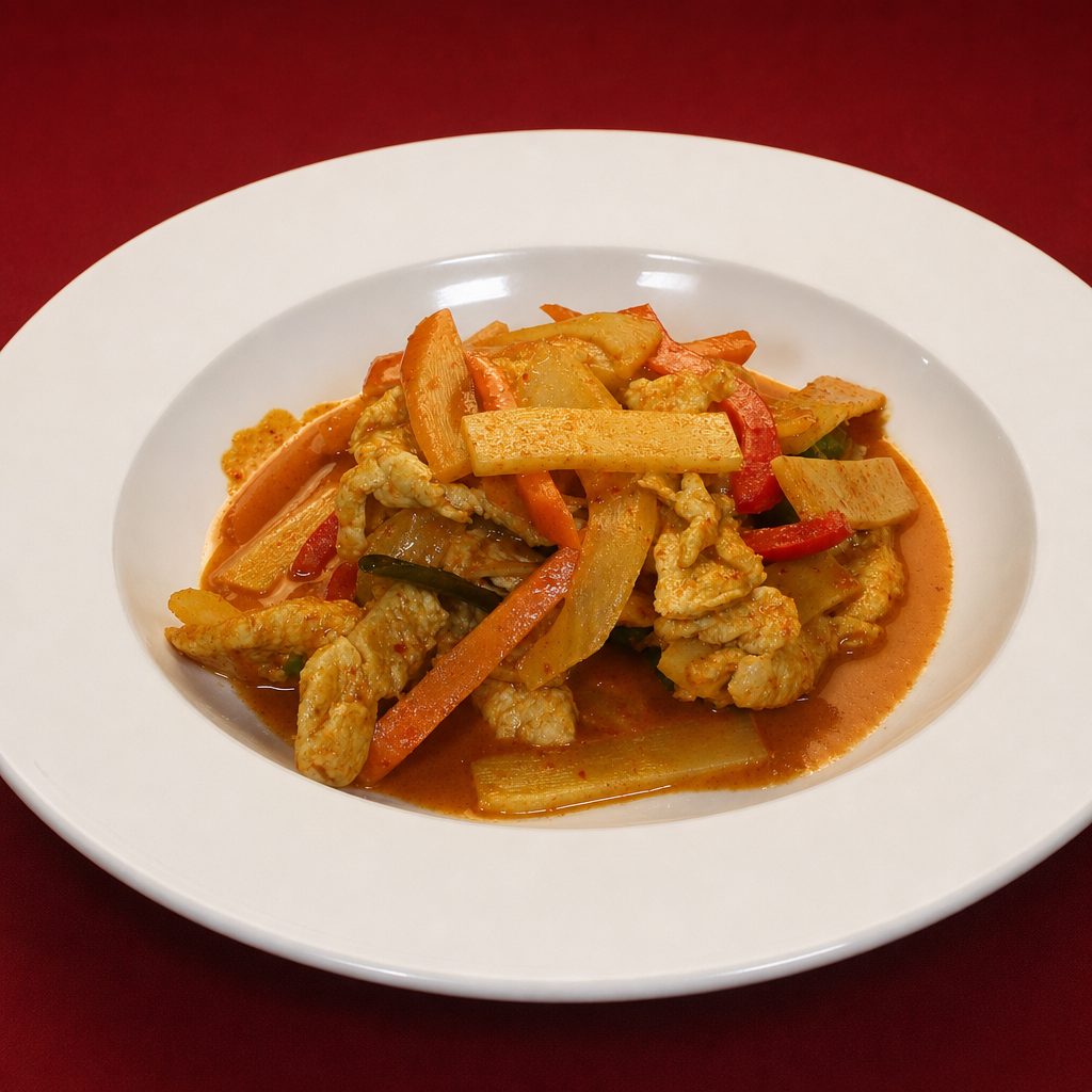 Red Curry Entree.