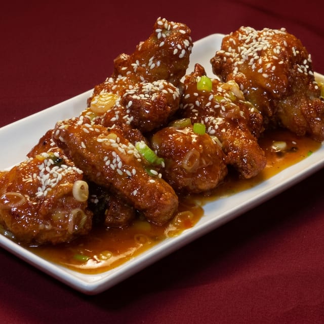 Sesame Chicken Wings.