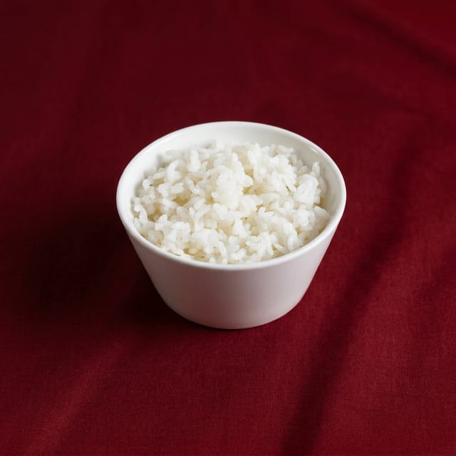 Steamed Rice.