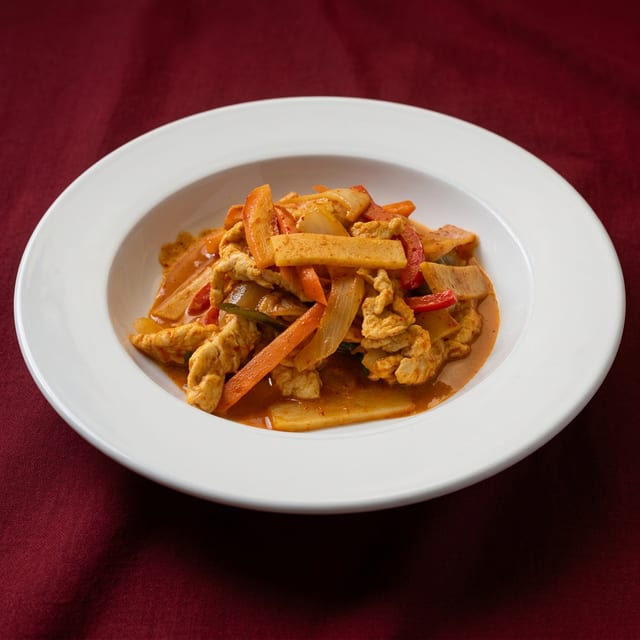 Red Curry Entree.